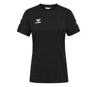 Hummel, hmlGO 2.0 Chevron - Maglietta S/S, da Donna, Colore Nero, Taglia L