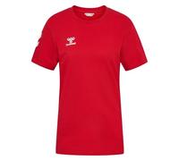 Hummel, hmlGO 2.0 Chevron - Maglietta S/S da donna, colore: Vero, XS