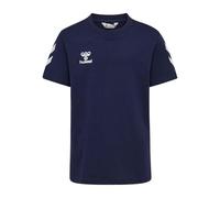 Hummel, hmlGO 2.0 Chevron - Maglietta S/S Kids, Blu Marino, 152