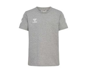 Hummel, hmlGO 2.0 Chevron - Maglietta S/S Kids, Grigio mélange 164