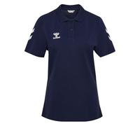 Hummel, hmlGO 2.0 Chevron Polo da Donna, Blu Marino, M
