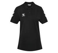 Hummel, hmlGO 2.0 Chevron Polo da Donna, Nero, XL