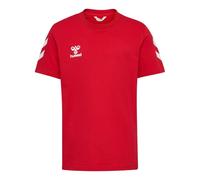 Hummel, hmlGO 2.0 Chevron T-Shirt S/S Bambino, Rosso Vero 140
