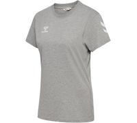 Hummel, hmlGO 2.0 Chevron T-Shirt S/S Donna, Grigio Mélange, XS