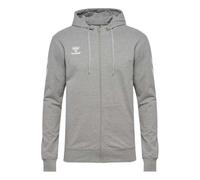 Hummel, hmlGO 2.0 Chevron Zip Hoodie, Grigio mélange, 2XL