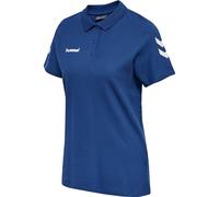 Hummel Go Cotton Short Sleeve Polo Blu XL Donna