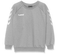 hummel Hmlgo Felpa In Cotone Per Bambini, 152, Grigio melange