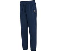 Hummel hmlJR Fleece Pants BEE, pantaloni in pile, junior, marrone scuro 110 Dress Blues