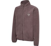 Hummel hmlJR Fleece Zip Jacket BEE, giacca in pile, junior, marrone 110 Peppercorn
