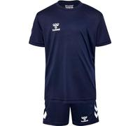 hummel hmlLOGO Set Kids T-Shirt, Marine, 128 cm Bambini Unisex