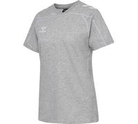 hummel hmlMOVE 2.0 - Maglietta da Donna, Taglia S, Colore Grigio Melange, Taglia L