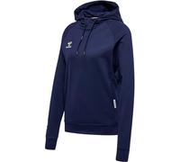 hummel hmlMOVE Grid Cotton Hoodie Women's, Felpa con Cappuccio Donna, Marine, XS