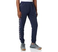 hummel Hmlmove Grid-Pantaloni in Cotone Casual, Blu Marino, 3XL Uomo