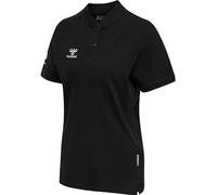 Hummel Move Grid Short Sleeve Polo Nero S Donna