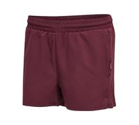 hummel Hmlmove - Pantaloncini da Donna in Tessuto a Rete, Vino D'uva., XX-Large