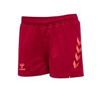 Pantaloncini da donna in cotone Hummel Off-Grid Rouge XS