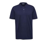 hummel hmlRED - Polo classica da uomo, 2XL, colore: Blu