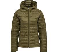 Hummel Red Quilted Coat Verde S Donna