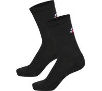 Hummel HMLROLIGAN 2-PACK SOCKS Calze 12(41-45) Nero