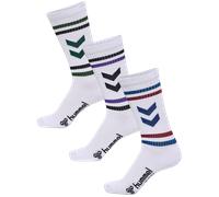 Hummel Hummel 3-Pack Chevron High Retro Socks Calze 35-38 Bianco