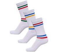 Hummel Hummel hml 3er Pack Chevron High Socks Calze 43-45 Bianco