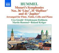 Hummel Johann Nepom - Symphonies No. 35 & 36 & 41 - Arranged For Flute