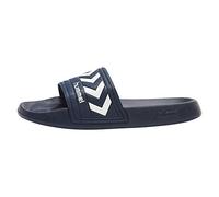 Hummel, Larsen Slipper, Scarpe da Spiaggia e Piscina, Unisex - Adulto, Blu (Dress Blue/white), 48 EU