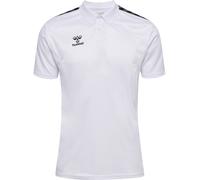 Hummel Authentic Functional Short Sleeve Polo Bianco M Uomo