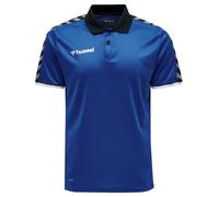 Hummel Authentic Functional Short Sleeve Polo Blu S Uomo