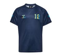 Hummel Maglia funzionale 'Shimmer' blu / genziana / giallo Bambini Hummel 140