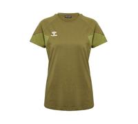 Hummel Travel Short Sleeve T-shirt Verde S Donna