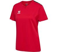 Hummel Authentic Pl Short Sleeve T-shirt Rosso L Donna