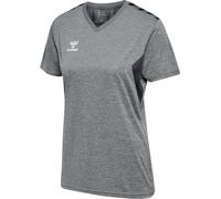 Hummel Authentic Pl Short Sleeve T-shirt Grigio S Donna