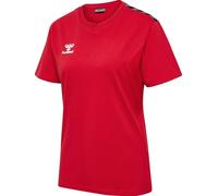 Hummel Authentic Co Short Sleeve T-shirt Rosso M Donna