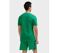 Hummel Authentic Co Short Sleeve T-shirt Verde S Uomo