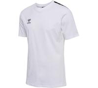 Hummel Authentic Co Short Sleeve T-shirt Bianco M Uomo