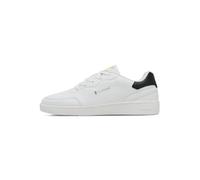 hummel Match Point Unisex Athleisure Sneaker Low, Bianco Nero, 38 EU