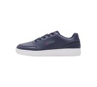 hummel Match Point Unisex Athleisure Sneaker Low Leggera, Blu Navy, 44 EU