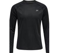 Newline Men Core Running T-Shirt L/S - T-Shirt Uomo, Black,