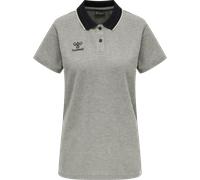 Hummel Move Short Sleeve Polo Grigio XL Donna