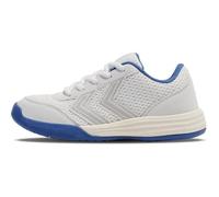 hummel MULTIPLAY Flex LC Junior Scarpe Sportive Sintetiche, Bianco-Blu, Lacci, Riverside, 36 EU