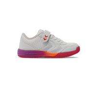 hummel MULTIPLAY Flex VC JR Sneaker, Bianco, Rosa, 32 EU, Bianco e Rosa., 32 EU