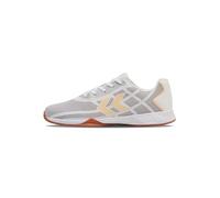 hummel Multisport Shoe Root Elite - Pallamano da Donna, Bianco/Arancio, 44 EU