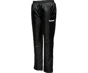 hummel - Pantaloni Sportivi Imbottiti, Colore Nero, con Tasche Laterali e Chiusura Lampo, Caldi, per Sport e Tempo Libero, Uomo, 032182-2001, Nero, XS