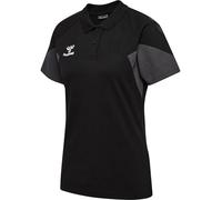 Hummel Travel Short Sleeve Polo Nero M Donna
