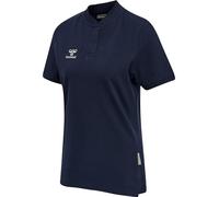 Hummel Move Grid Short Sleeve Polo Blu XS Donna