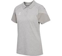 Hummel Travel Short Sleeve Polo Grigio M Donna