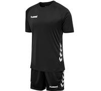 hummel Promo - Maglia a maniche corte per bambini, F9001, nero, 6 (116)