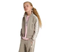 Hummel Regular Poly Tape Tracksuit Jacket Beige,Grigio 146-152 cm Ragazza