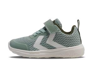 Hummel Scarpe da Ginnastica Unisex per Bambini Actus Ml Recycled Infant, Olivina, 20 EU